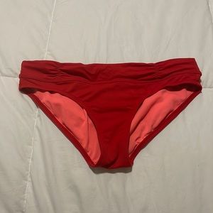 Athleta Red Swim Bottom Size Small